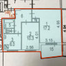 id 00121 Купить квартиру в Отрадном, ул. Пестеля, дом 8б, двухкомнатная квартира 43 кв. м
